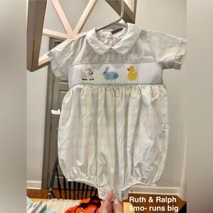 Easter bubble outfit for bag boys